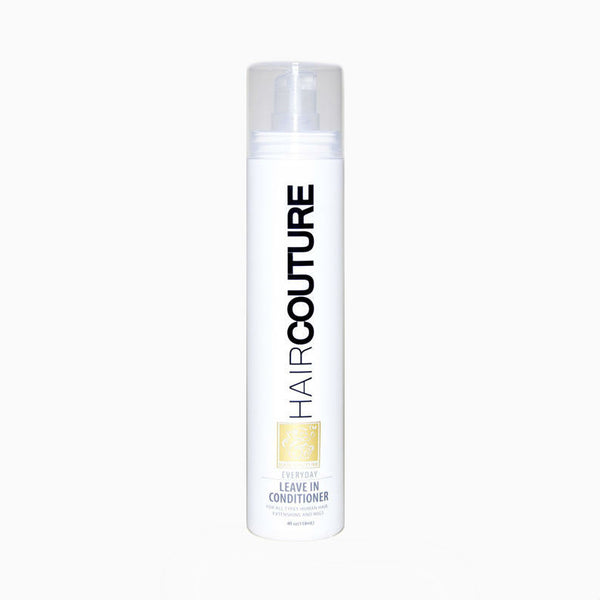 HAIR COUTURE white bottle leave in conditioner for daily use lightweight detangling and shine