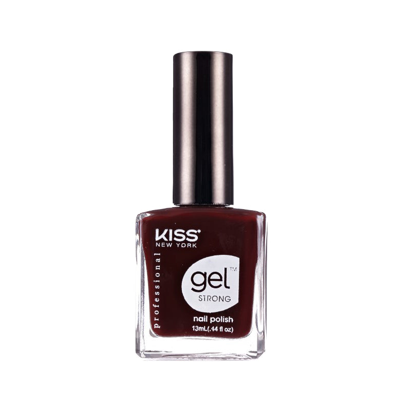 IVY BEAUTY by KISS gel nail polish for strong nails in dark red shade 13ml bottle