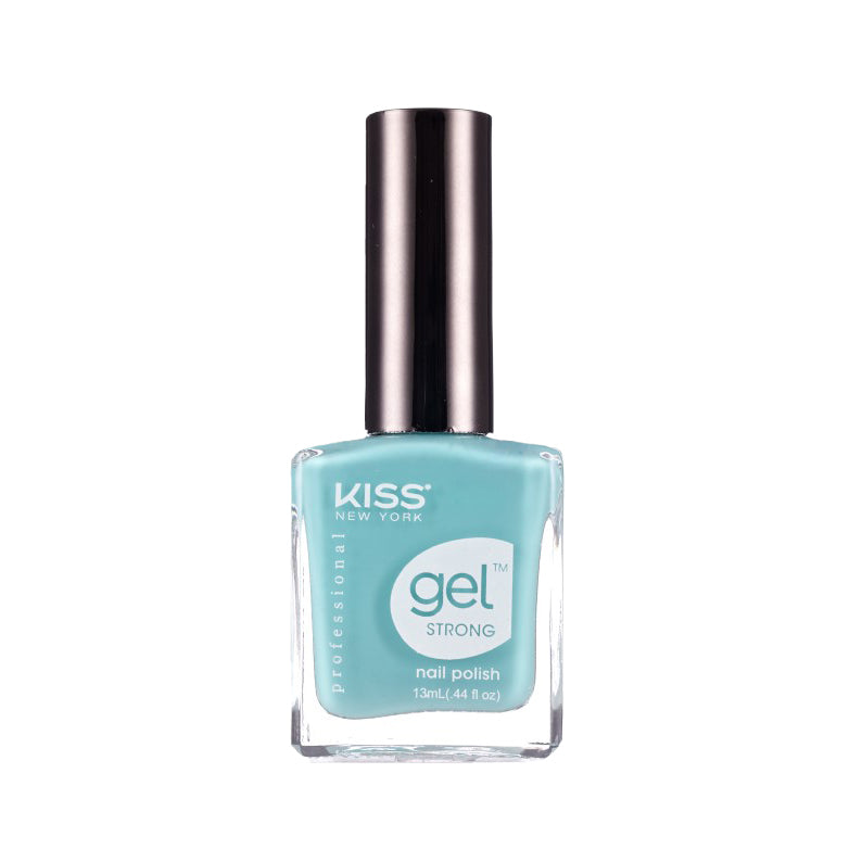 IVY BEAUTY by KISS gel nail polish for strong nails in pastel turquoise shade
