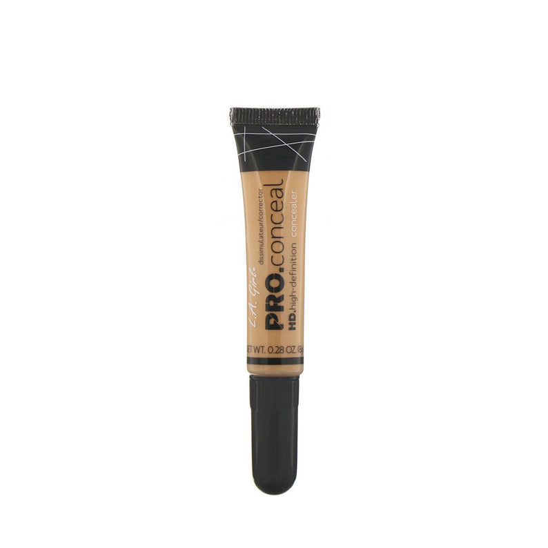 LA Girl HD Pro Concealer tube in medium shade makeup product for flawless skin coverage