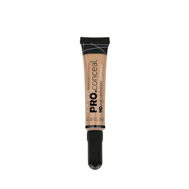 LA Girl HD Pro Concealer tube in medium beige shade for high-definition coverage