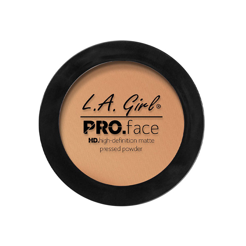 LA Girl Pro Face Matte Powder pressed high-definition matte makeup in neutral tan shade