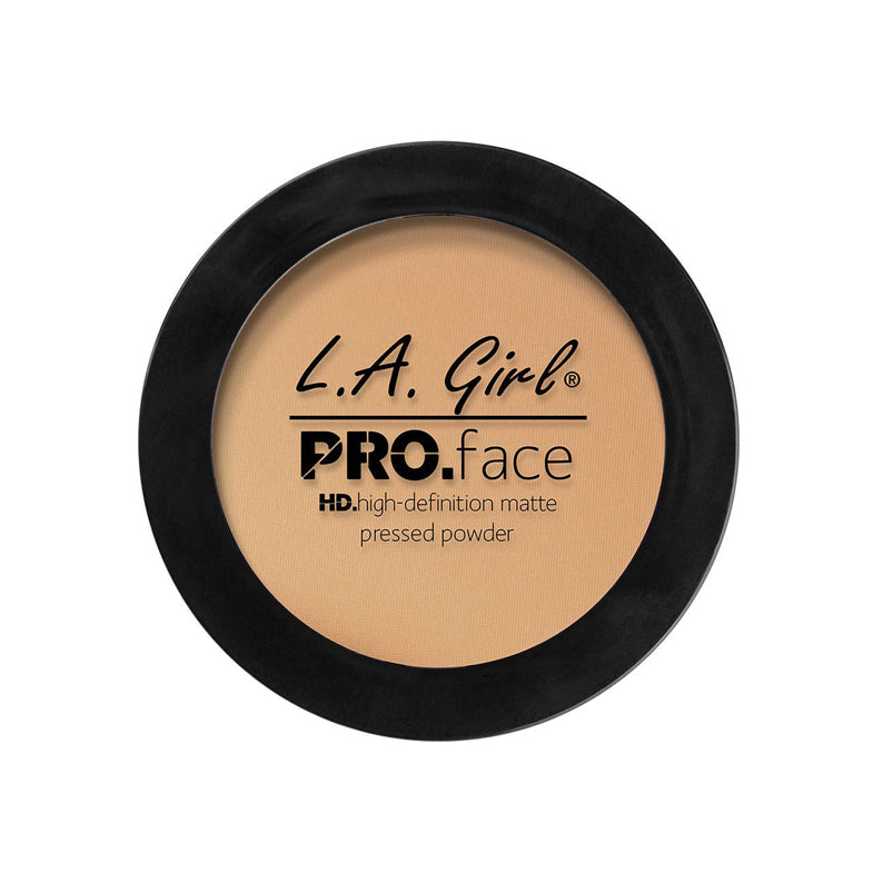 LA Girl Pro Face Matte Powder pressed powder in compact for high-definition matte finish