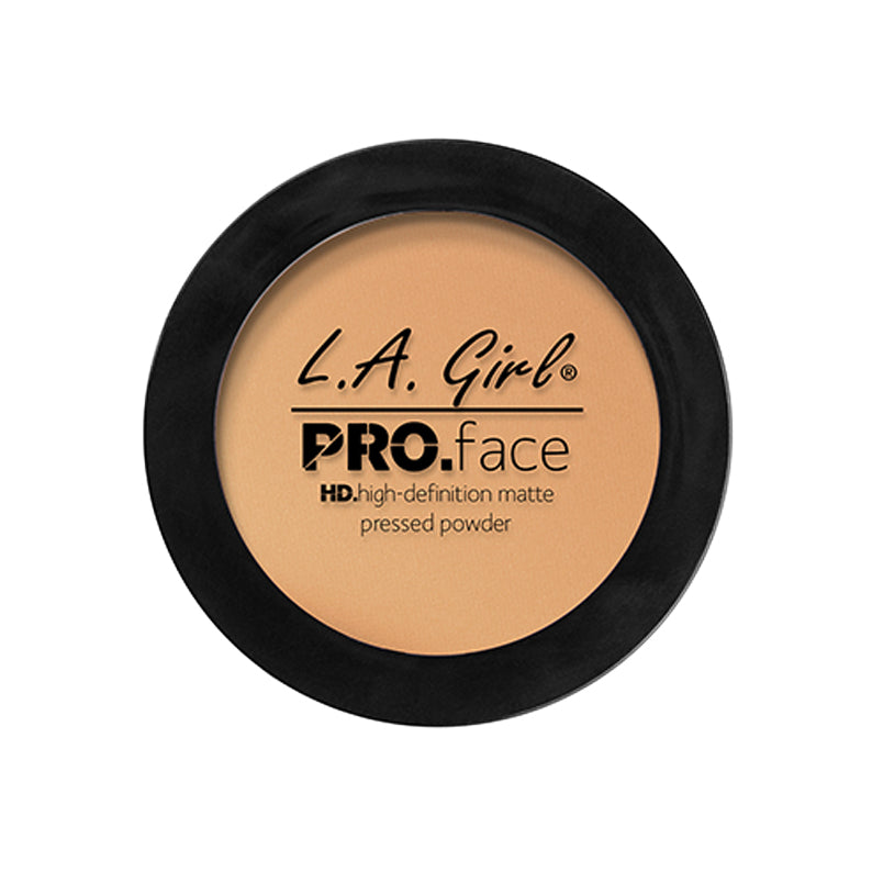 LA Girl Pro Face Matte Powder compact with high-definition matte pressed powder for smooth complexion