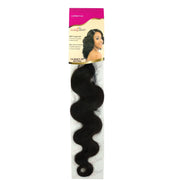 LADYSTAR natural black body wave human hair weave long wavy weft in retail packaging