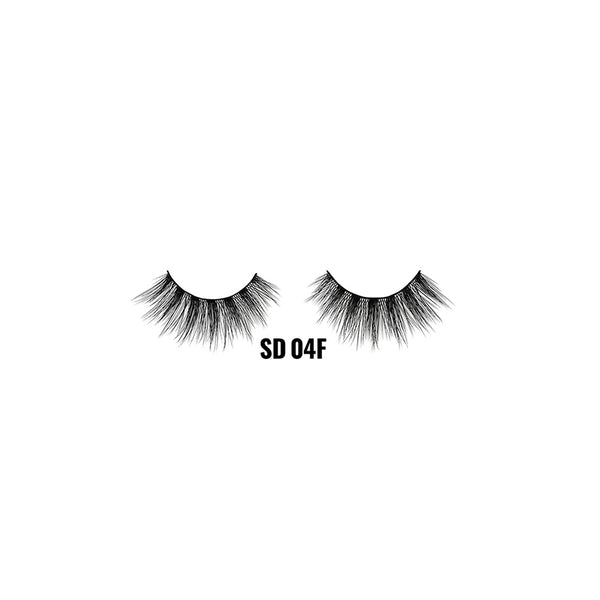 LAFLARE 3D faux mink lashes SD 04F wispy black false eyelashes for dramatic volume