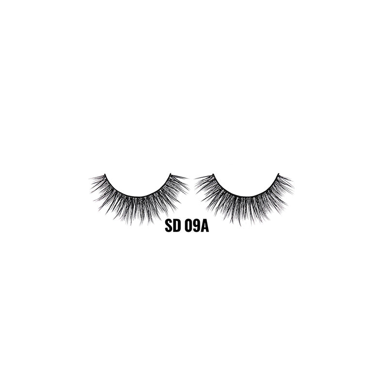 LAFLARE SD 09A 3D faux mink lashes dramatic wispy layered black false eyelashes for volume and length