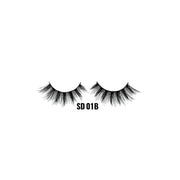 LAFLARE 3D faux mink lashes SD 01B pair black wispy dramatic volume false eyelashes