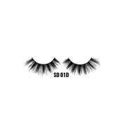 LAFLARE 3D faux mink lashes SD 01D dramatic wispy black strip eyelashes for full volume reusable