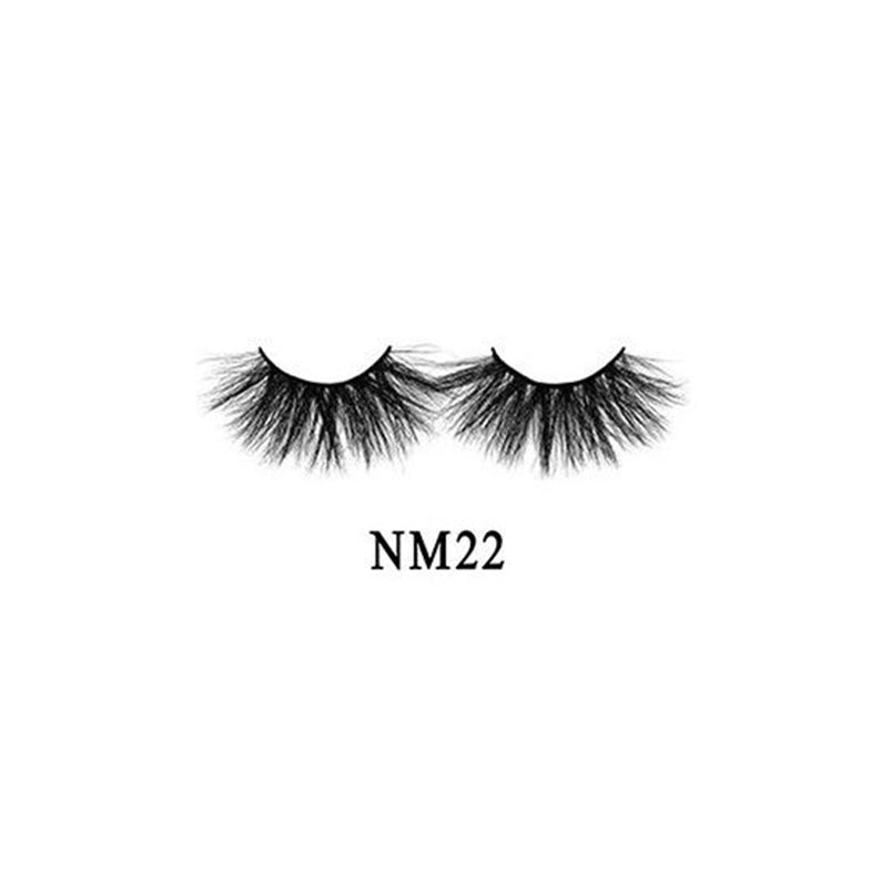 LAFLARE NM22 dramatic wispy black false eyelashes 3D max volume lashes for glamorous looks