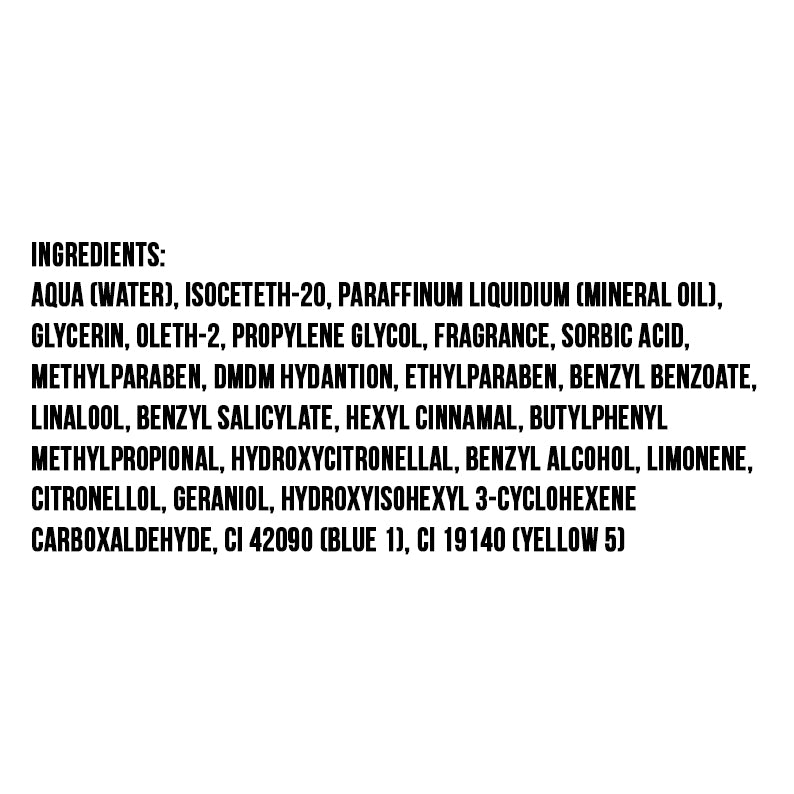 LETS JAM extra hold hair gel for natural hair ingredient list in black text on white background