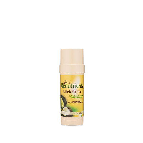 RENUTRIENTS Slick Stick tube with avocado and coconut label hair slick stick for edges and edge shaping