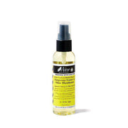 THE MANE CHOICE bottle of shine illuminator for curly hair in clear spray bottle with yellow label