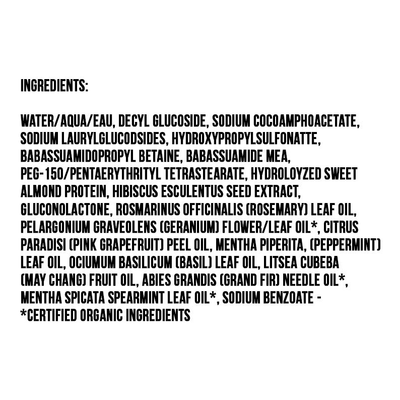 MIELLE Babassu Conditioning Shampoo with natural ingredients for moisturizing and nourishing hair