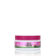 MIELLE jar of rice water aloe deep conditioner in pink white tub for strengthening and hydrating hair