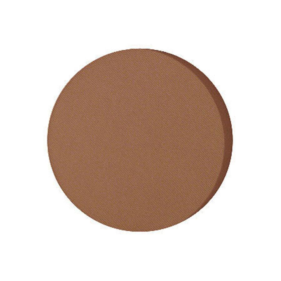 NICKA K mineral pressed powder foundation pan in warm medium deep brown for matte coverage