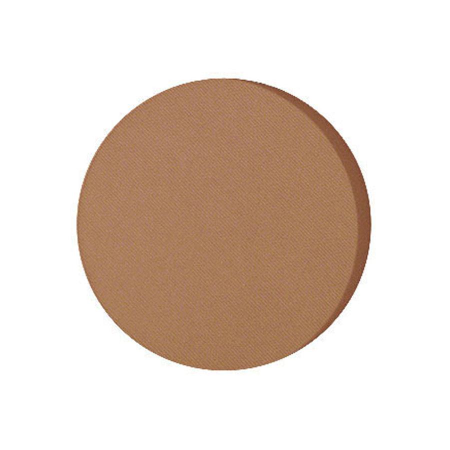 Nicka K mineral pressed powder foundation warm medium brown round compact pan makeup product image