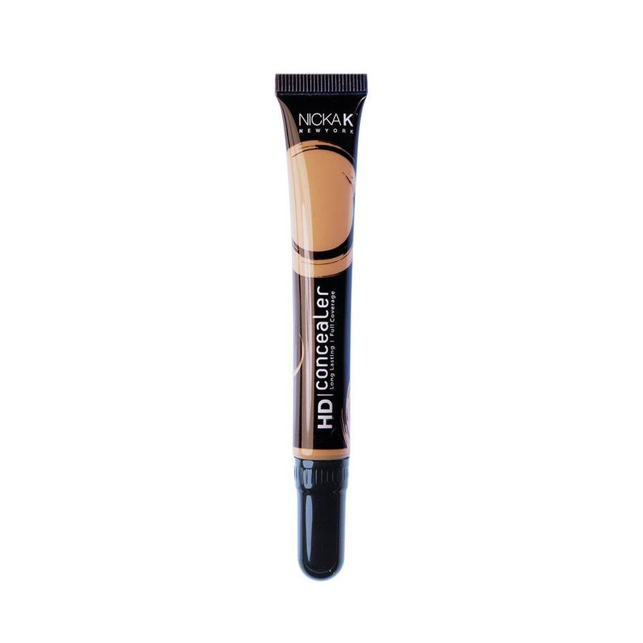 NICKA K HD concealer for dark circles in a sleek tube with a black cap