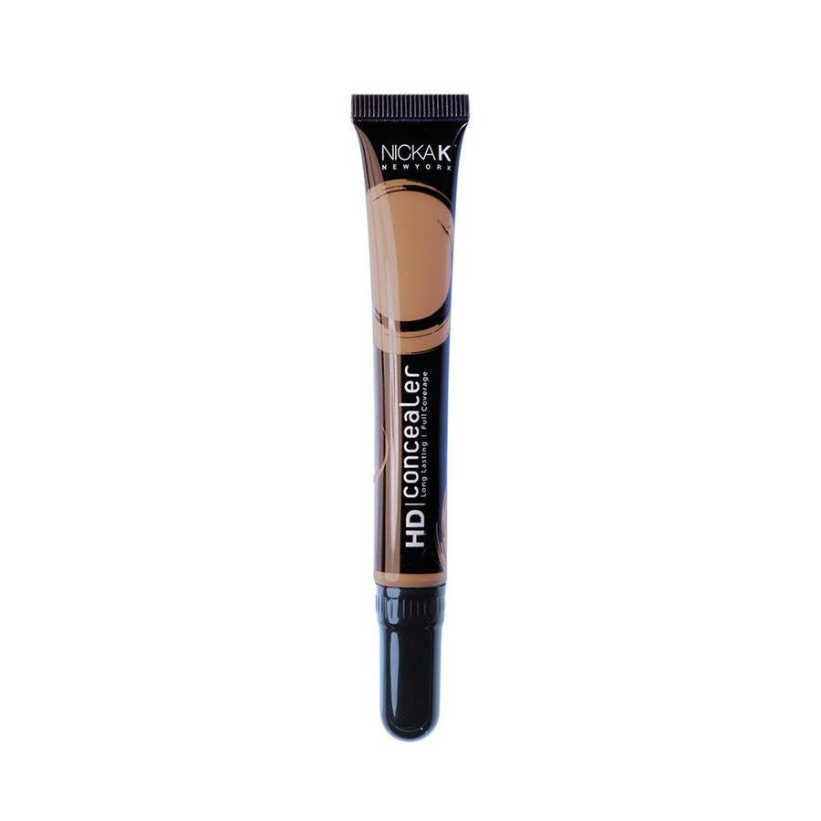 NICKA K HD concealer for dark circles in a sleek beige tube with black cap