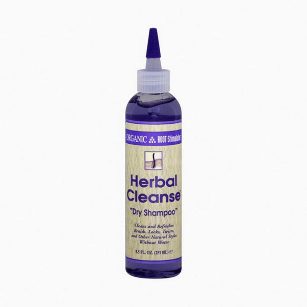 ORS Herbal Cleanse bottle herbal dry shampoo for wigs with pointed nozzle for freshening synthetic and natural wigs
