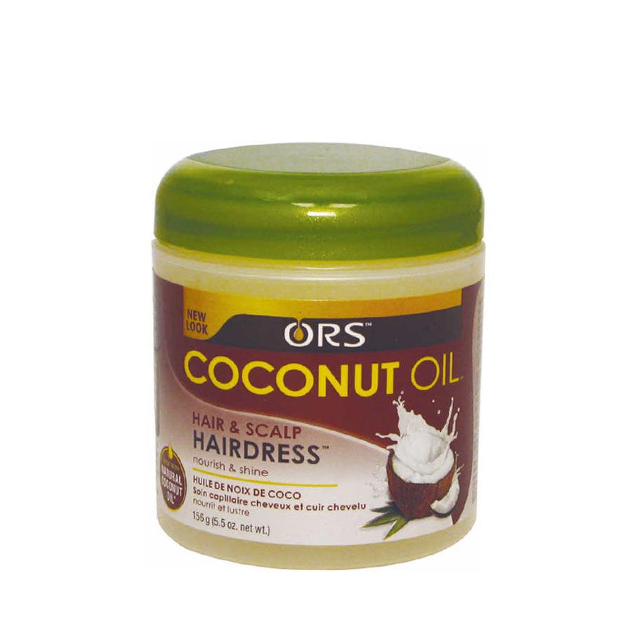 ORS Coconut Oil Hair & Scalp Hairdress jar for coconut oil for hair growth nourishing and shining hair