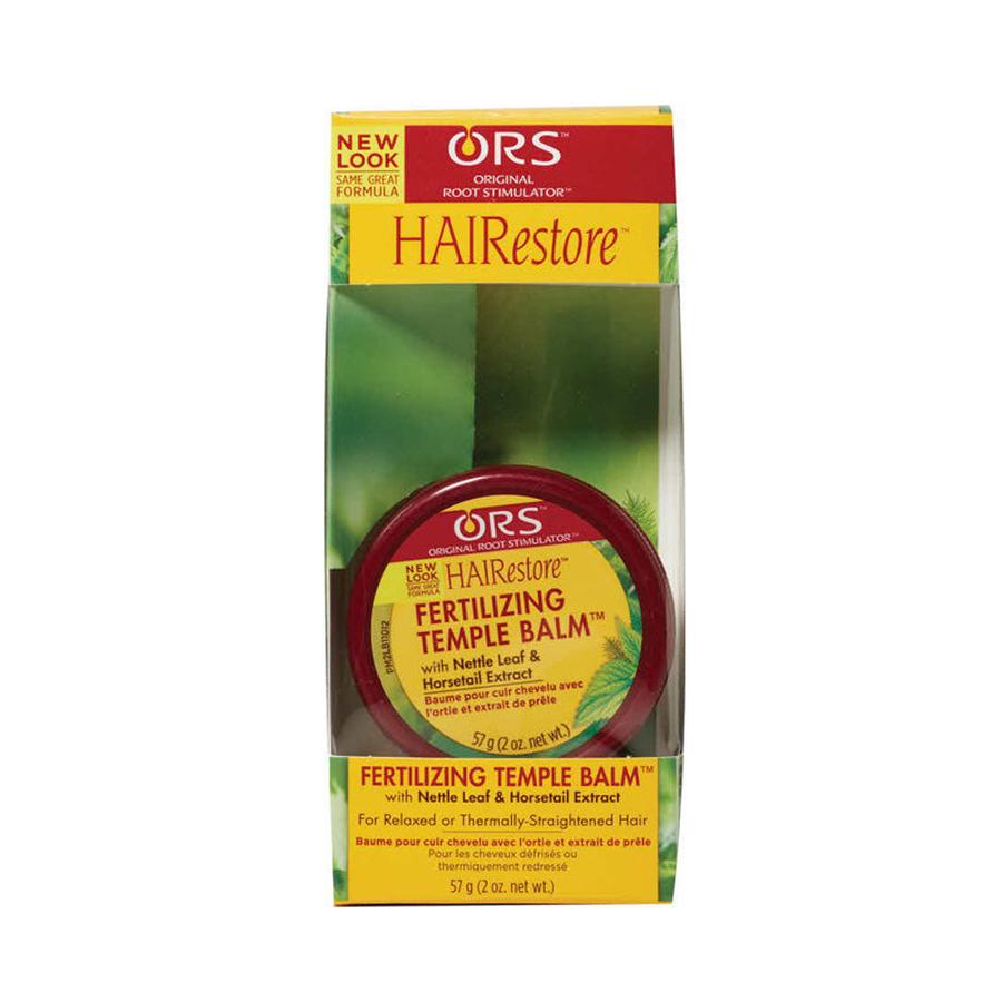 ORS HAIRestore fertilizing temple balm for hair growth jar in box with nettle leaf and horsetail extract