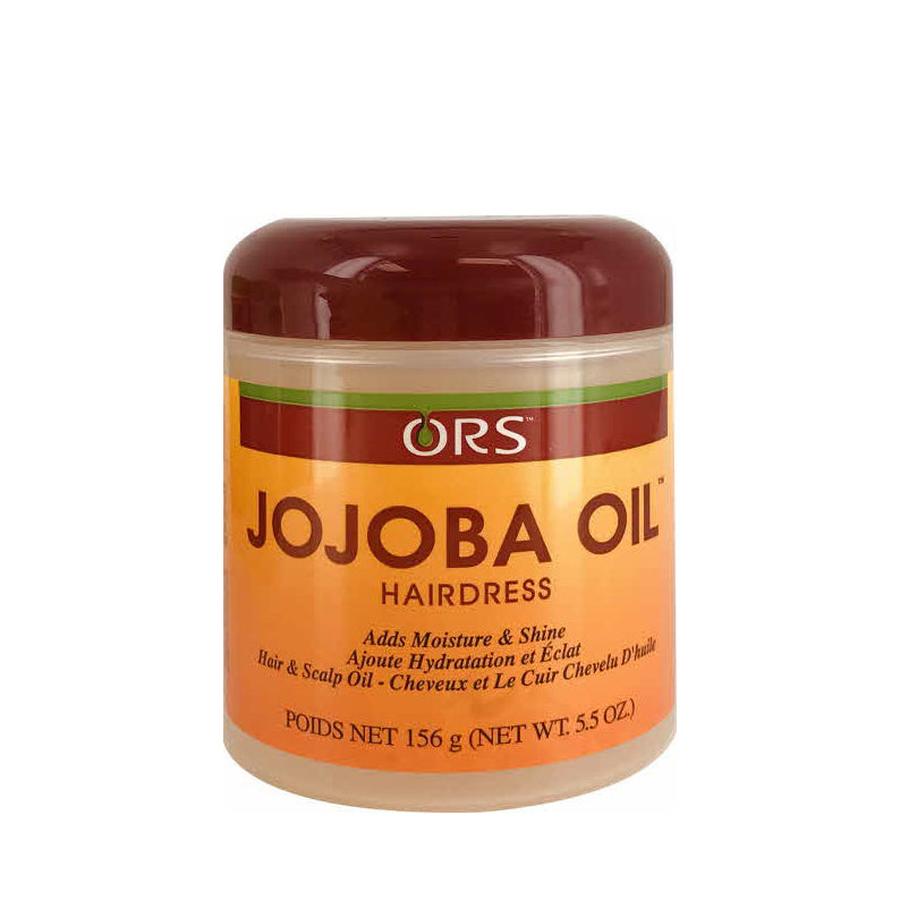 ORS Jojoba Oil Hairdress jar for hair care with jojoba oil for hair growth and added moisture