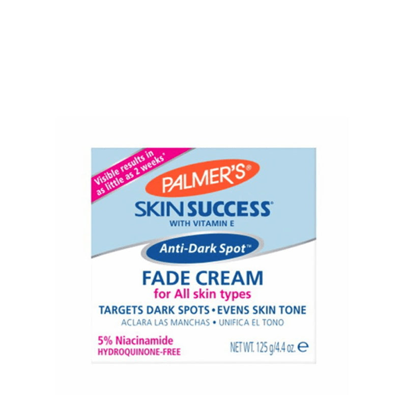 Palmer's Skin Success Fade Cream box front anti dark spot for all skin types 5 percent niacinamide