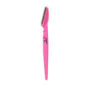 NICKA K pink eyebrow razor for women with protective cover for precise grooming