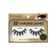 Boxed pair of dramatic black false eyelashes 5D Darling Lashes Eldl16 Lola bold volume reusable