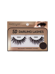 ABSOLUTE NEW YORK 5D darling false lashes boxed packaging showing two full fluttery strips 5D mink lashes for dramatic volume