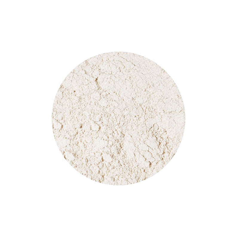 IVY BEAUTY by KISS Kiss HD Set N' Forget Setting Powder loose ivory powder swatch on white background for matte longwear finish