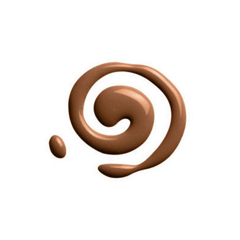 IVY BEAUTY by KISS no more blemish liquid foundation medium deep swatch swirl on white background