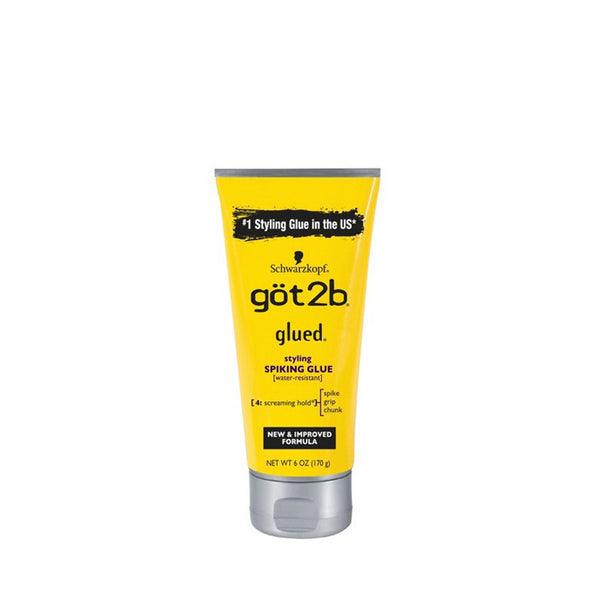 Got2B Glued hair gel yellow tube GOT2B styling spiking glue for extreme hold and spikes