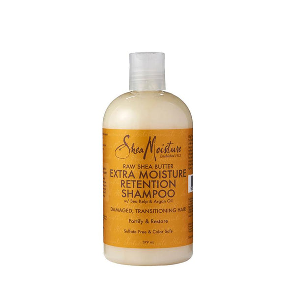 Shea Moisture Raw Shea Butter Retention Shampoo for damaged and transitioning hair, 12 oz bottle