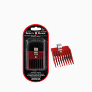 Speed O Guide red plastic clipper guide attachment 9/16 inch with metal clip in retail packaging