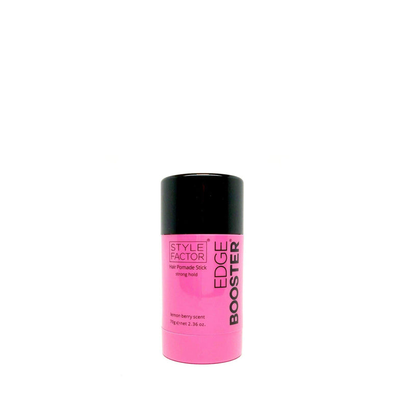 STYLE FACTOR pink and black pomade stick with black cap Edge Booster Stick for hair strong hold