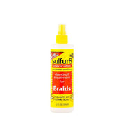 Spray bottle of sulfur8 medicated dandruff treatment anti dandruff conditioner for braids prevents dry itchy scalp