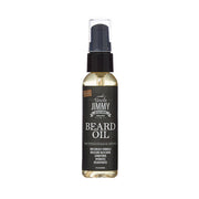 Uncle Jimmy Beard Growth Oil pump bottle with black label for moisturizing non greasy beard grooming