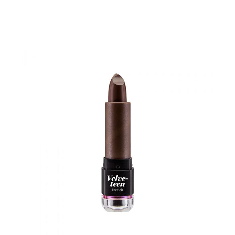 NICKA K Velvet Teen lipstick in rich dark brown shade for smooth, vibrant lip color
